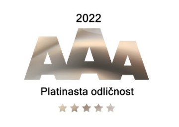 Platinasti certifikat bonitetne odličnosti AAA za leto 2022
