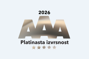 Dobijanje prestižnog sertifikata AAA platinum kreditne izvrsnosti za 2026. godino