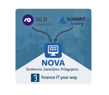 Uspešna združitev poslovanja NLB Lease&Go in Summit Leasing s podporo rešitve NOVA